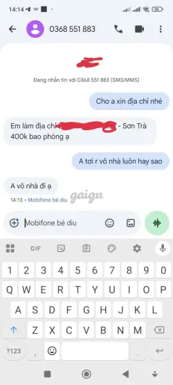 Ảnh đánh giá gái gọi