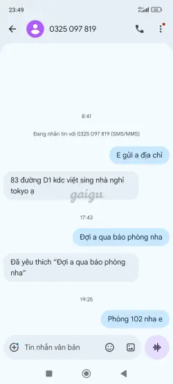 Ảnh đánh giá gái gọi