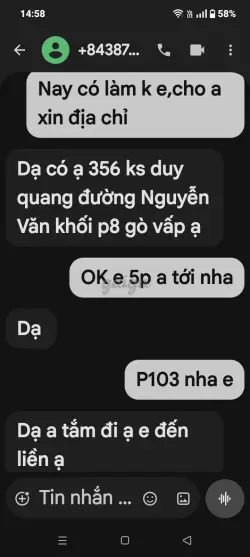 Ảnh đánh giá gái gọi