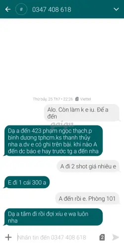Ảnh đánh giá gái gọi