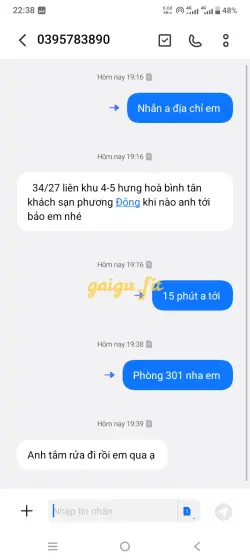 Ảnh đánh giá gái gọi