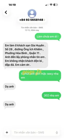 Ảnh đánh giá gái gọi