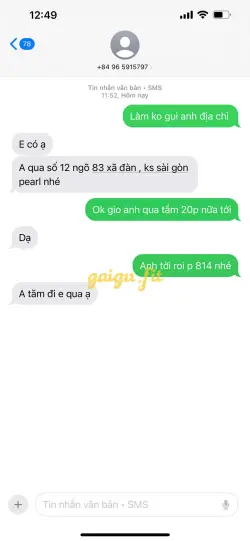 Ảnh đánh giá gái gọi