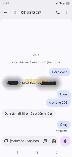 Ảnh đánh giá gái gọi