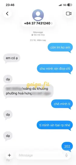 Ảnh đánh giá gái gọi