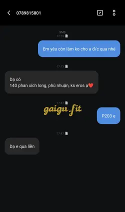 Ảnh đánh giá gái gọi