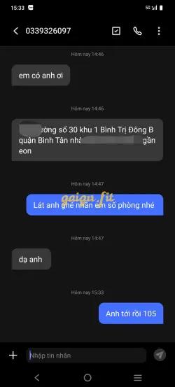 Ảnh đánh giá gái gọi