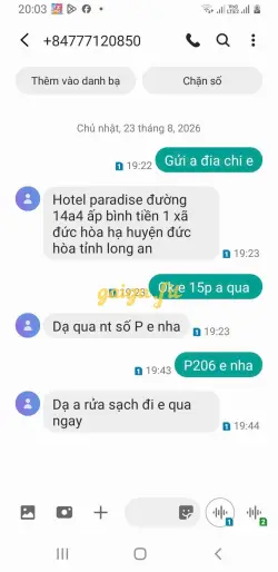 Ảnh đánh giá gái gọi