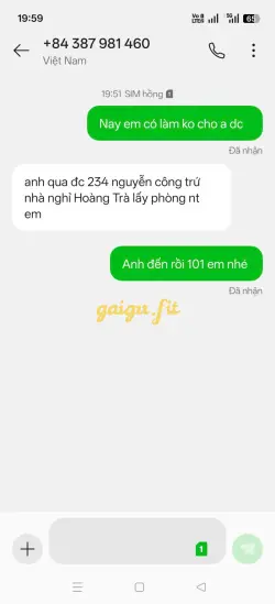Ảnh đánh giá gái gọi