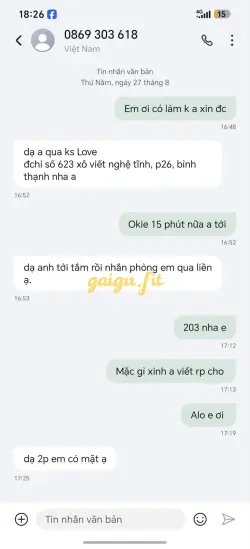 Ảnh đánh giá gái gọi