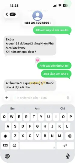 Ảnh đánh giá gái gọi