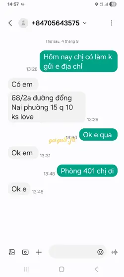 Ảnh đánh giá gái gọi