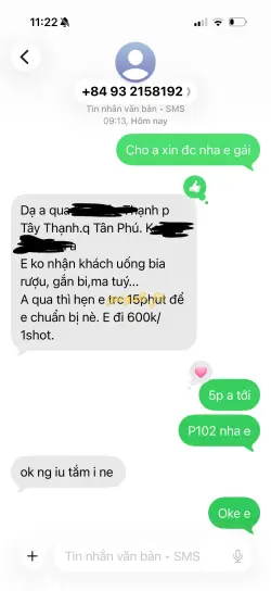 Ảnh đánh giá gái gọi