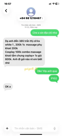 Ảnh đánh giá gái gọi