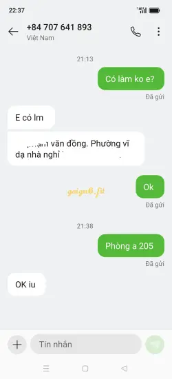 Ảnh đánh giá gái gọi
