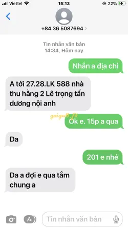 Ảnh đánh giá gái gọi