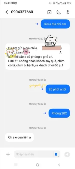 Ảnh đánh giá gái gọi