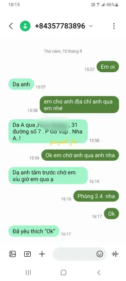 Ảnh đánh giá gái gọi