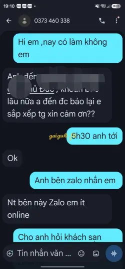 Ảnh đánh giá gái gọi