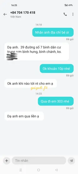 Ảnh đánh giá gái gọi