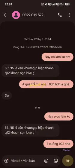 Ảnh đánh giá gái gọi