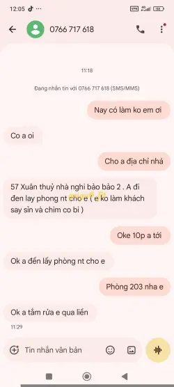 Ảnh đánh giá gái gọi