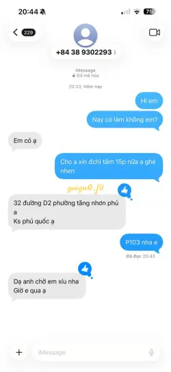 Ảnh đánh giá gái gọi