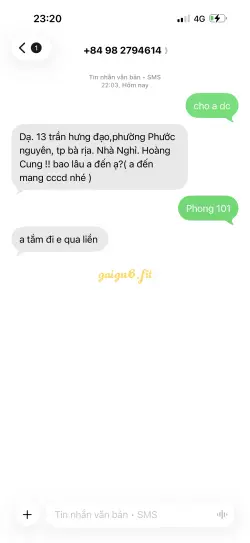 Ảnh đánh giá gái gọi