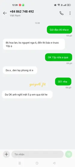 Ảnh đánh giá gái gọi