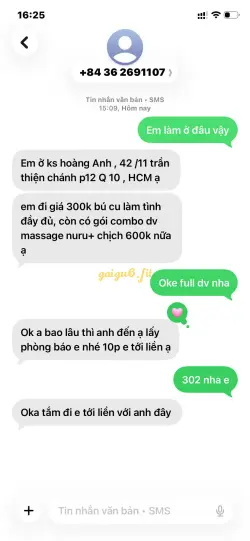 Ảnh đánh giá gái gọi