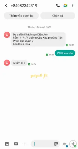 Ảnh đánh giá gái gọi