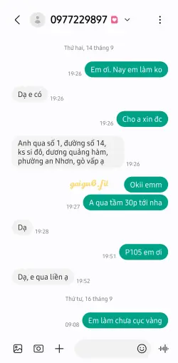 Ảnh đánh giá gái gọi