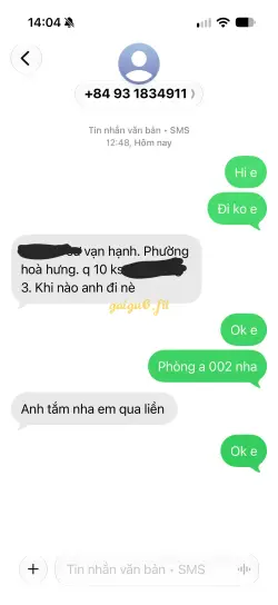 Ảnh đánh giá gái gọi