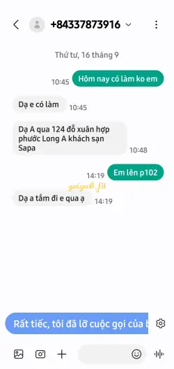 Ảnh đánh giá gái gọi