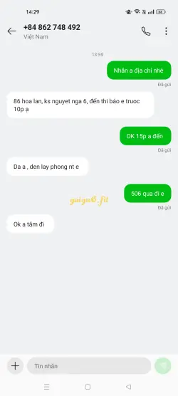 Ảnh đánh giá gái gọi