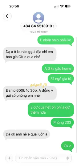 Ảnh đánh giá gái gọi