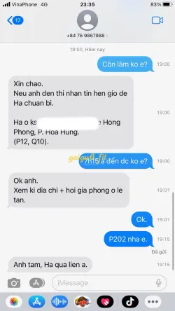 Ảnh đánh giá gái gọi