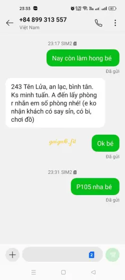 Ảnh đánh giá gái gọi