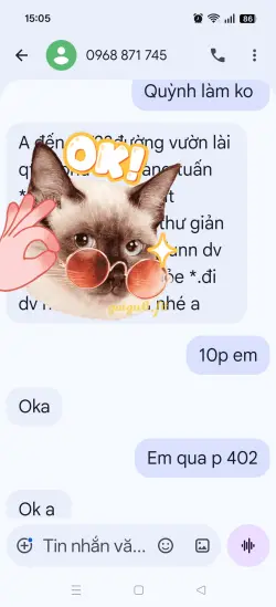 Ảnh đánh giá gái gọi