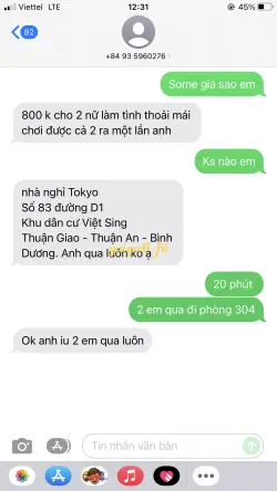 Ảnh đánh giá gái gọi