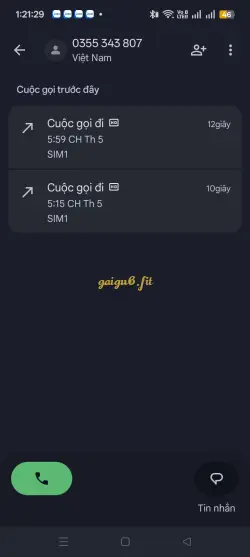 Ảnh đánh giá gái gọi