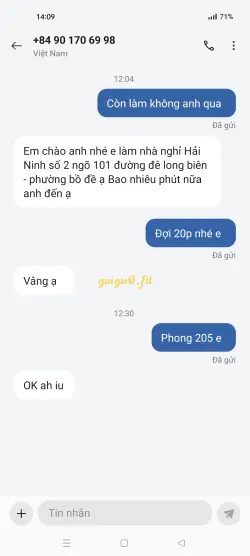 Ảnh đánh giá gái gọi