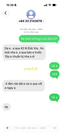 Ảnh đánh giá gái gọi