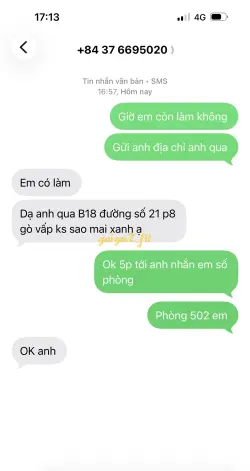 Ảnh đánh giá gái gọi