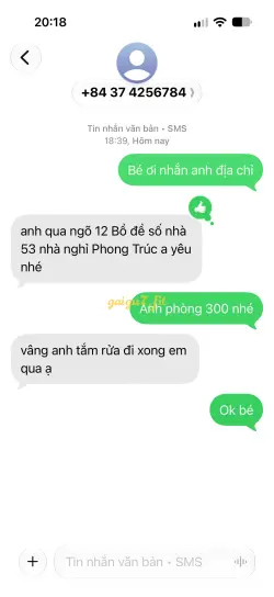 Ảnh đánh giá gái gọi