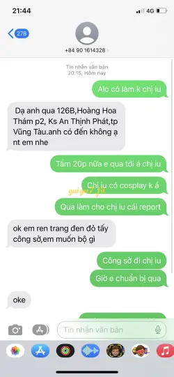 Ảnh đánh giá gái gọi