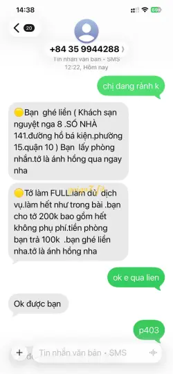 Ảnh đánh giá gái gọi