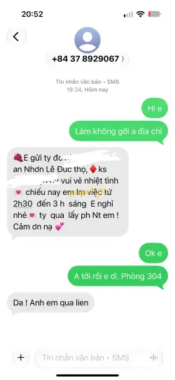 Ảnh đánh giá gái gọi