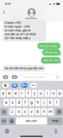 Ảnh đánh giá gái gọi