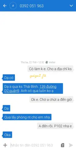 Ảnh đánh giá gái gọi